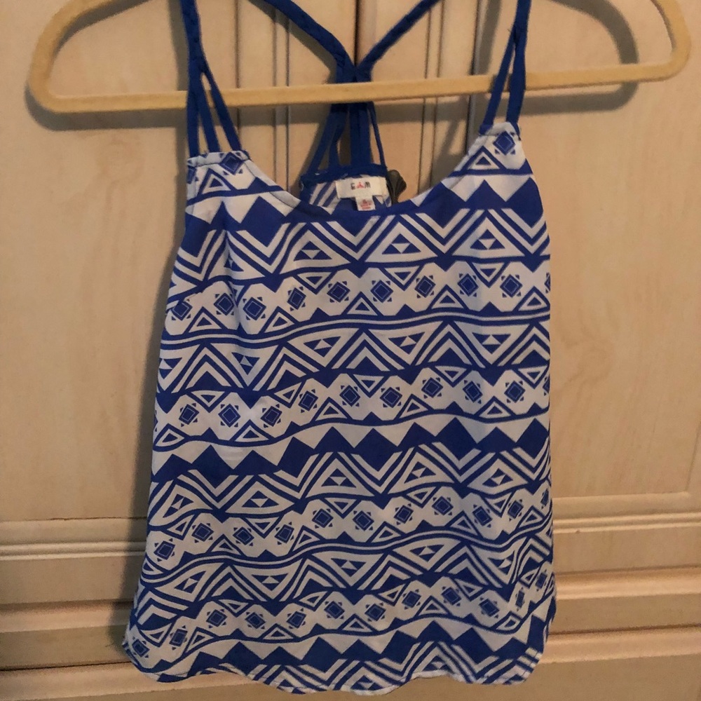 Tribal patterned top